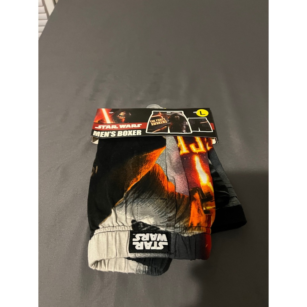 Star Wars The Force Awakens Kylo Ren Mens Boxer Briefs Large LS012MBXWM New‎